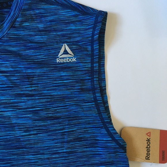 Reebok Sleeveless Tank Navy (M) - Picture 4 of 7